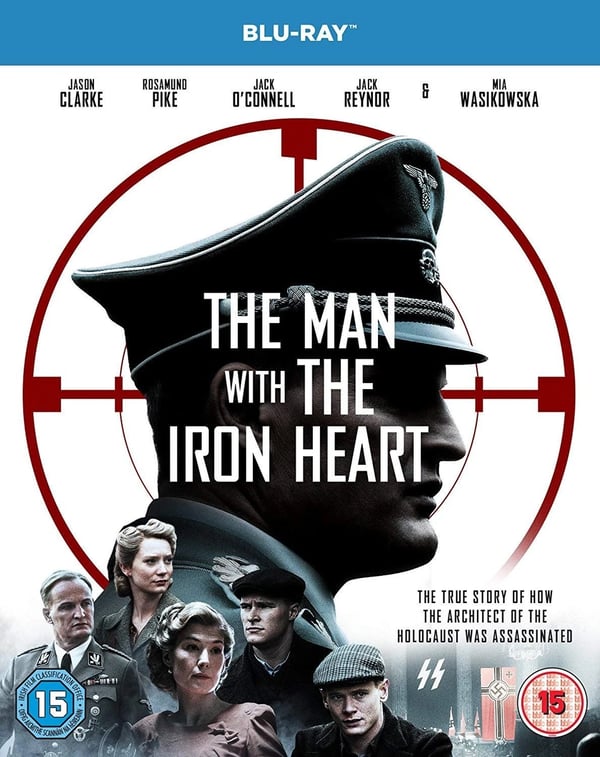The Man With the Iron Heart (Bluray) Rosamund Pike Mia Wasikowska Jason Clarke Brand New