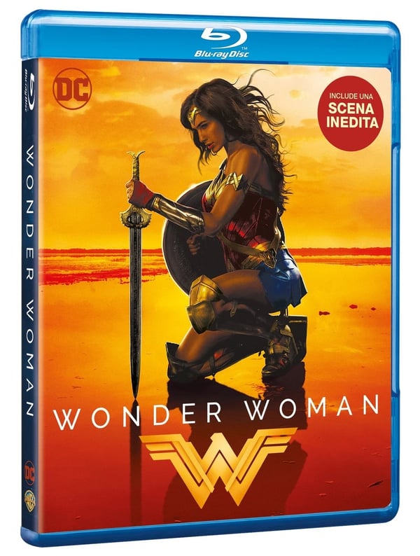 wonder woman blu ray BluRay Italian Import (Bluray) Gadot Pine Nielsen Wright Brand New
