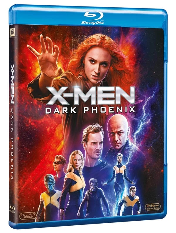 XMen: Dark Phoenix (Bluray) Mcavoy Fassbender Lawrence Hoult Turner Mcavoy Brand New