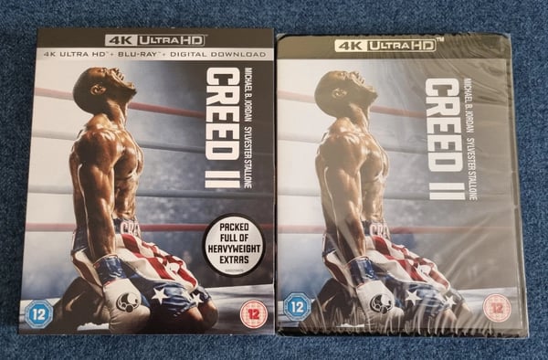4K UHD Blu Ray Creed II 2 with Sleeve Brand New