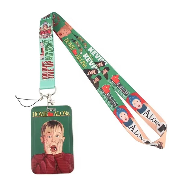 Home Alone Lanyard Staff Movie Badge Holder Gift Pendant Neck Brand New