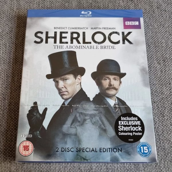 Blu Ray Sherlock The Abominable Bride Benedict Cumberbatch Brand New