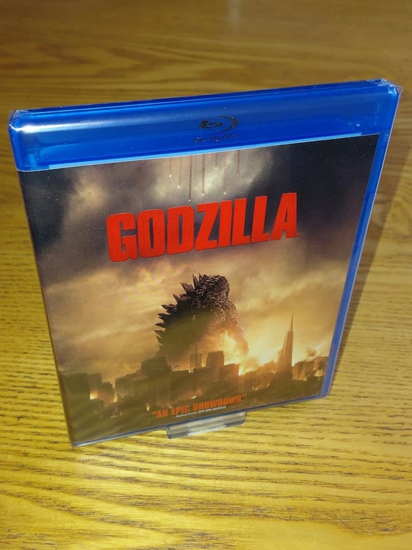 GODZILLA 2disc Bluray US import region a free abc (2014 action/scifi) Brand New