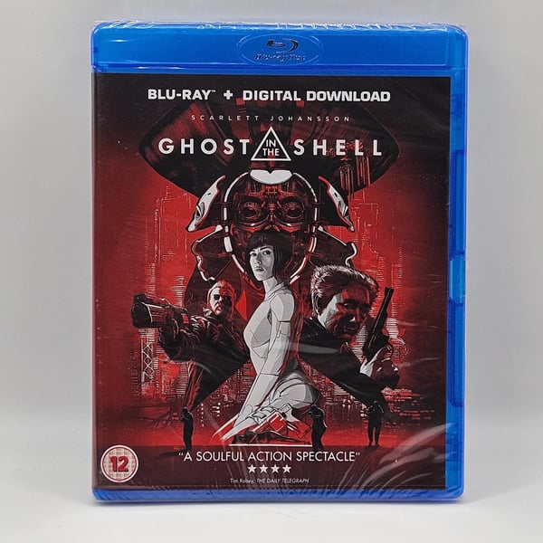 Ghost In The Shell Limited Edition Artwork Plus Bonus Disc. (Bluray) Brand New