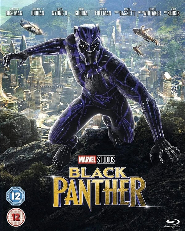 BLACK PANTHER PART 1 MOVIE FILM BLU RAY MARVEL COMICS R2 Brand New