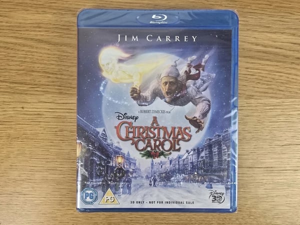 A Christmas Carol (3D Bluray, 2009) (3D Only) Brand New