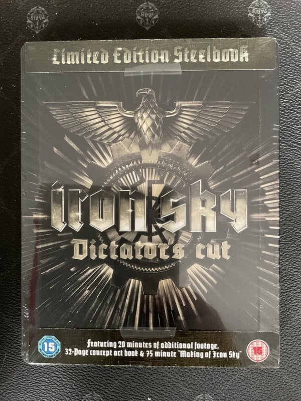 Iron Sky: Dictators Cut LIMITED ED. STEELBOOK BLURAY . Free Post Brand New