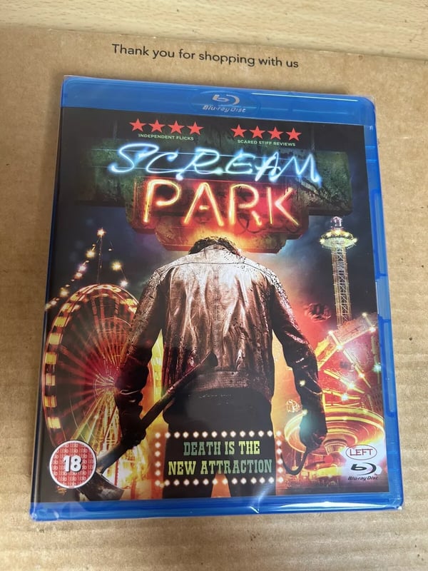 Scream Park (2012) Reg B Bluray Slasher Horror Brand New