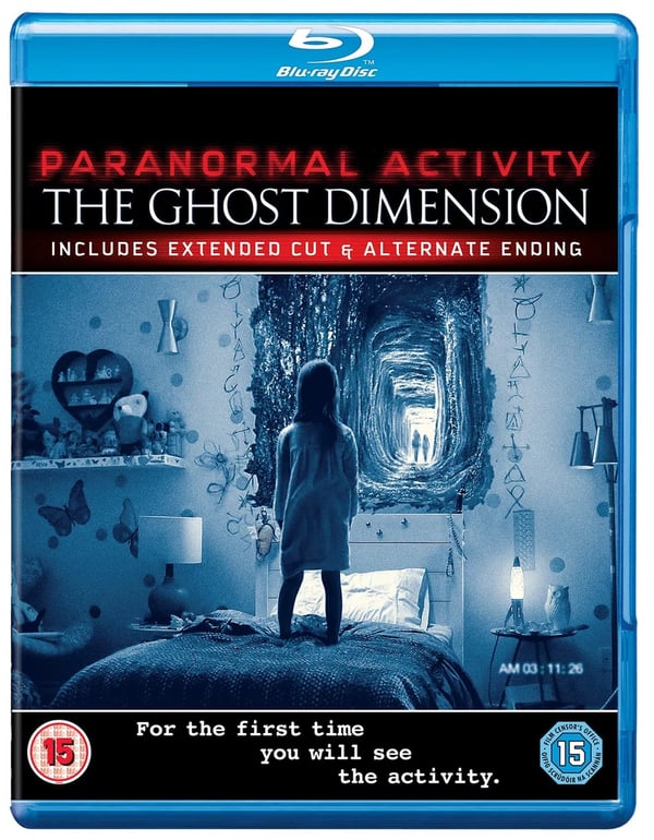 Paranormal Activity: The Ghost Dimension (Bluray) Chris J. Murray Brit Shaw Brand New