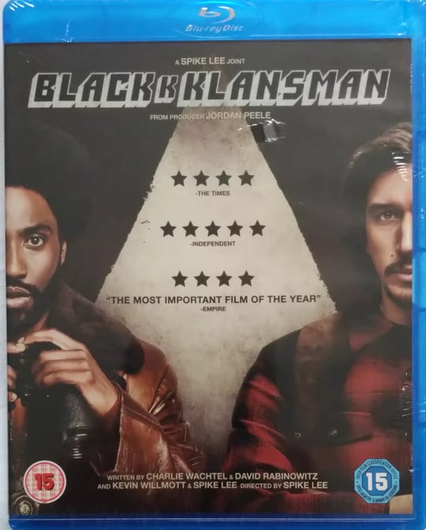 ðŸ? • BLACKKKLANSMAN (SPIKE LEE, 2018) BLURAY Brand New