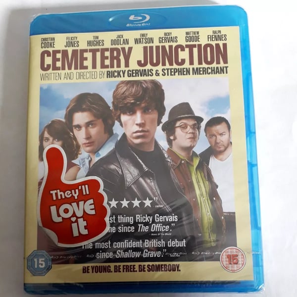 CEMETERY JUNCTION BLU RAY +EXTRAS RICKY GERVAIS REGION A & B Brand New
