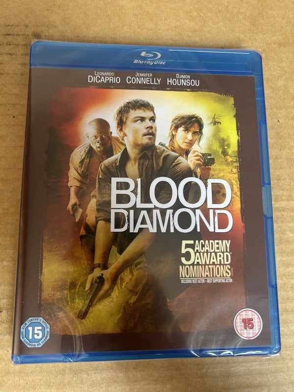 Blood Diamond (2006) Reg Free Blu Ray Leonardo Di Caprio Brand New