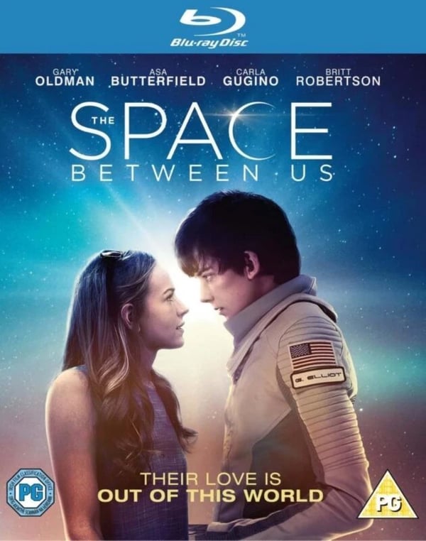 The Space Between Us Bluray (2016) Asa Butterfield Brand New