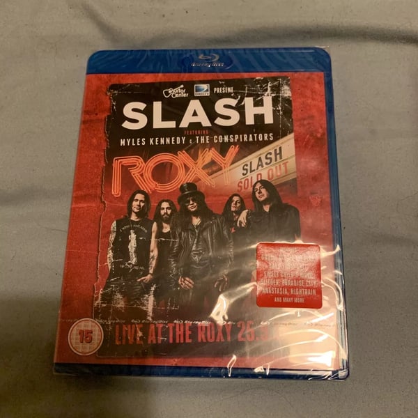 Slash (Guns N Roses) Live At The Roxy 25/09/14 Bluray, Brand New