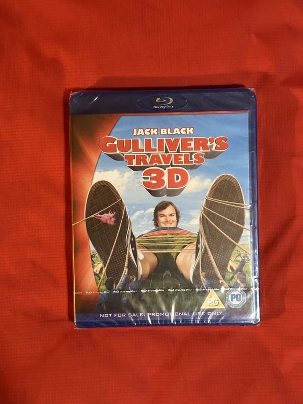 Gulliver's Travels (Bluray 3D , 2010) Promo copy Jack Black Brand New