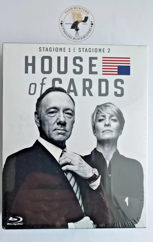 House of Cards Boxset Seasons 1&2 BluRay ITALIAN/English Audio SEE DESCRIPTION Brand New