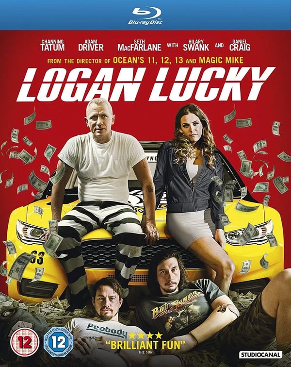 Logan Lucky (Bluray) Channing Tatum Adam Driver Daniel Craig Brand New