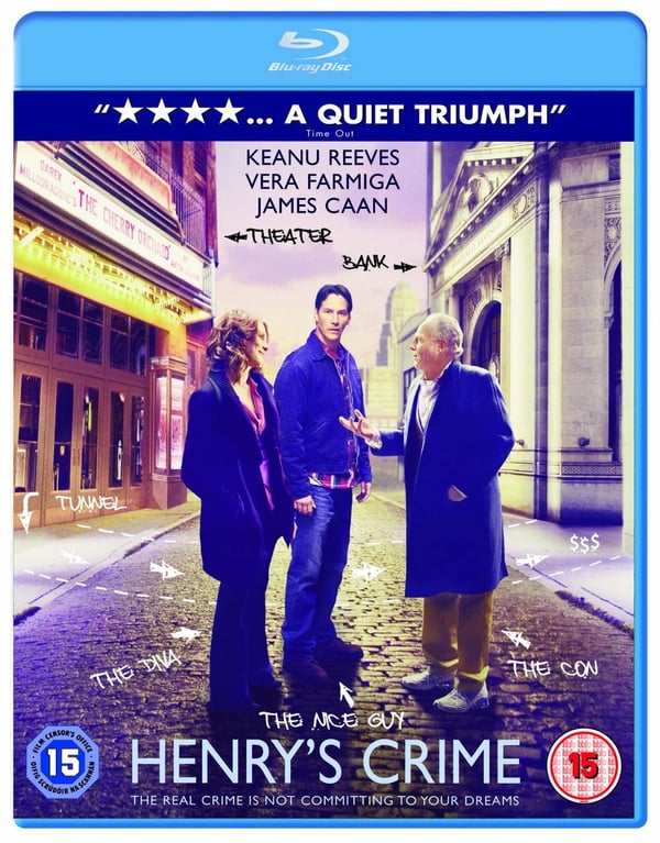 Henry's Crime (Bluray) Keanu Reeves Vera Farmiga James Caan Judy Greer Brand New