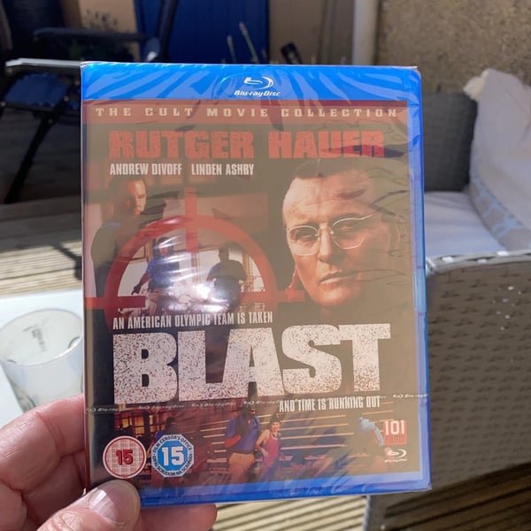 Blast(Blu Ray) Dir Albert Pyun Rutger Hauer 101Films Retail Brand New