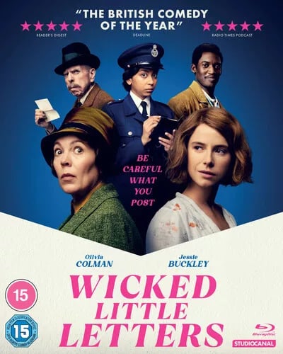 Wicked Little Letters Bluray (2024) Olivia Colman, Sharrock (DIR) cert 15 Brand New