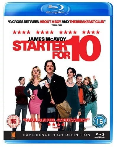 Starter for 10 BluRay (2008) James McAvoy, Vaughan (DIR) cert 15 Brand New