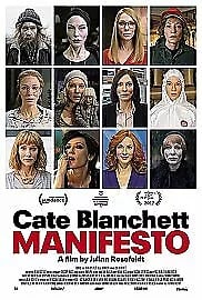 Manifesto BluRay (2018) Cate Blanchett, Rosefeldt (DIR) cert 15 Brand New