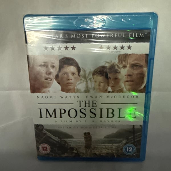 The Impossible (Bluray, 2013) Brand New