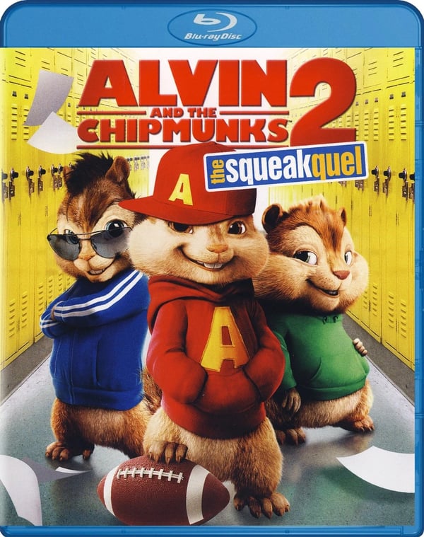 Alvin and the Chipmunks 2: The Squeakquel (Bluray) Jason Lee David Cross Brand New
