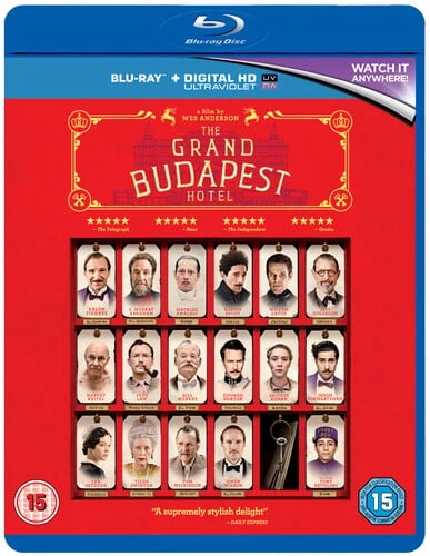 The Grand Budapest Hotel DVD (2014) Ralph Fiennes, Anderson (DIR) cert 15 Brand New