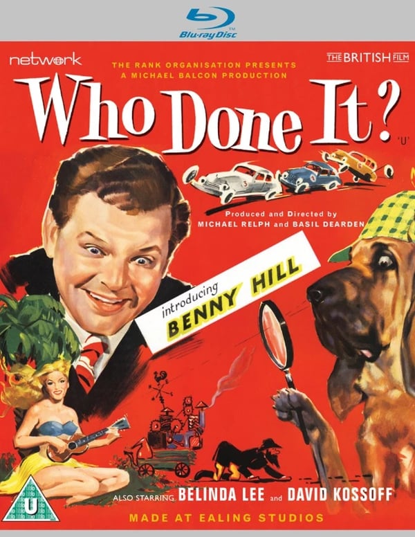 Who Done It? (Bluray) Benny Hill Belinda Lee David Kossoff Garry Marsh Brand New
