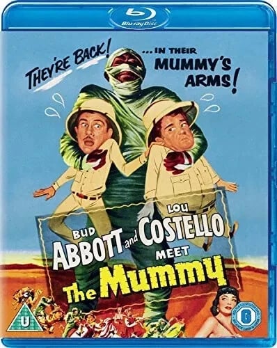 Abbott and Costello Meet the Mummy (Bluray) Dan Seymour Mel Welles Brand New