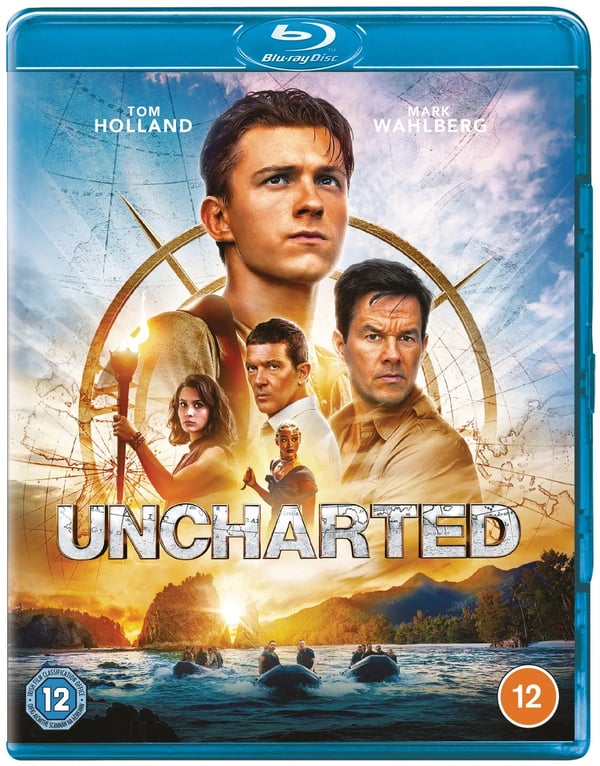 Uncharted (Bluray) Alana Boden Pingi Moli Tiernan Jones Rudy Pankow Tom Holland Brand New