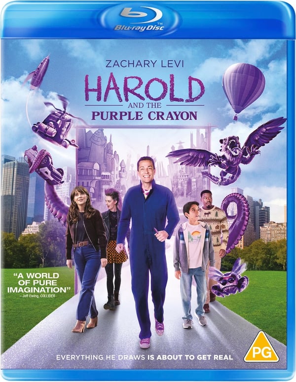 Harold and the Purple Crayon (Bluray) Jemaine Clement Benjamin Bottani Brand New