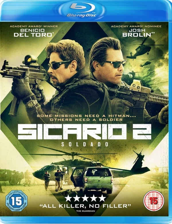 Sicario 2 Soldado (Bluray) Benicio Del Toro Josh Brolin Isabela Moner Brand New
