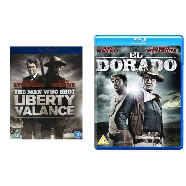 Man Who Shot Liberty Valance (Bluray) John Wayne James Stewart Vera Miles Brand New