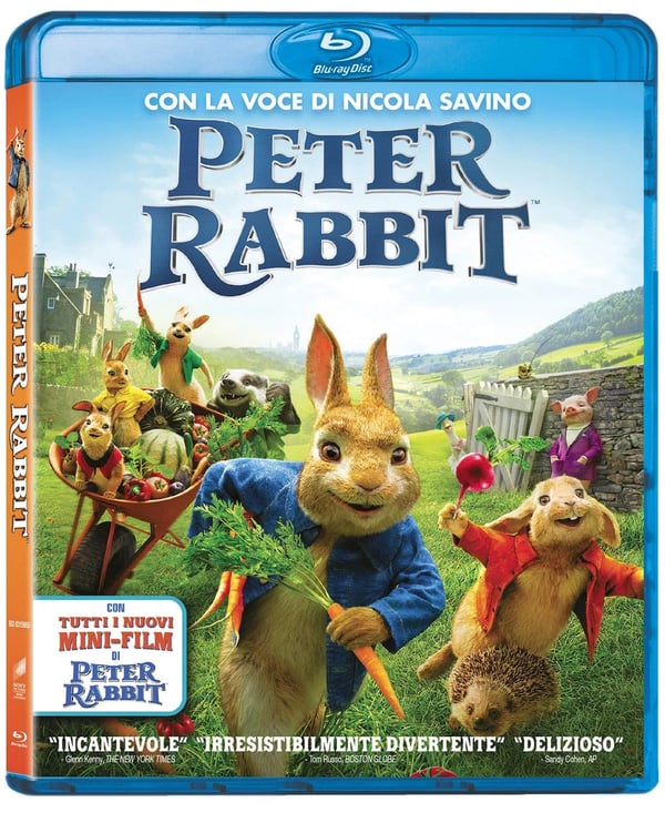 Peter Rabbit (Bluray) Rose Byrne Domhnall Gleeson Sam Neill Brand New