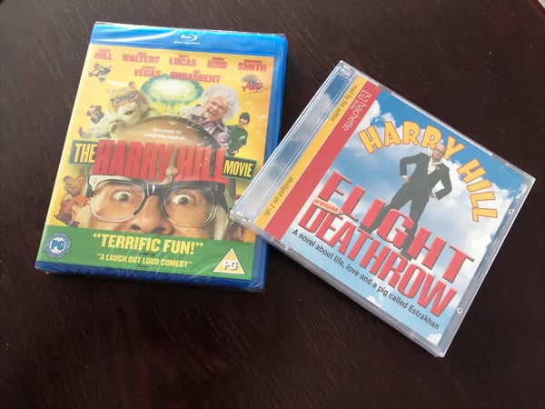 HARRY HILL The Movie BLURAY + AUDIO BOOK CD , Laugh Out Loud Comedy 😄 Brand New