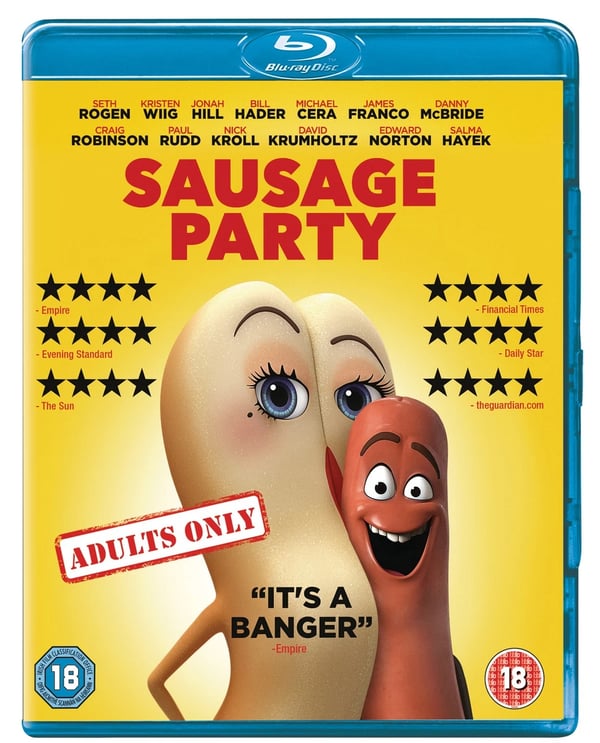 Sausage Party (Bluray) Brand New