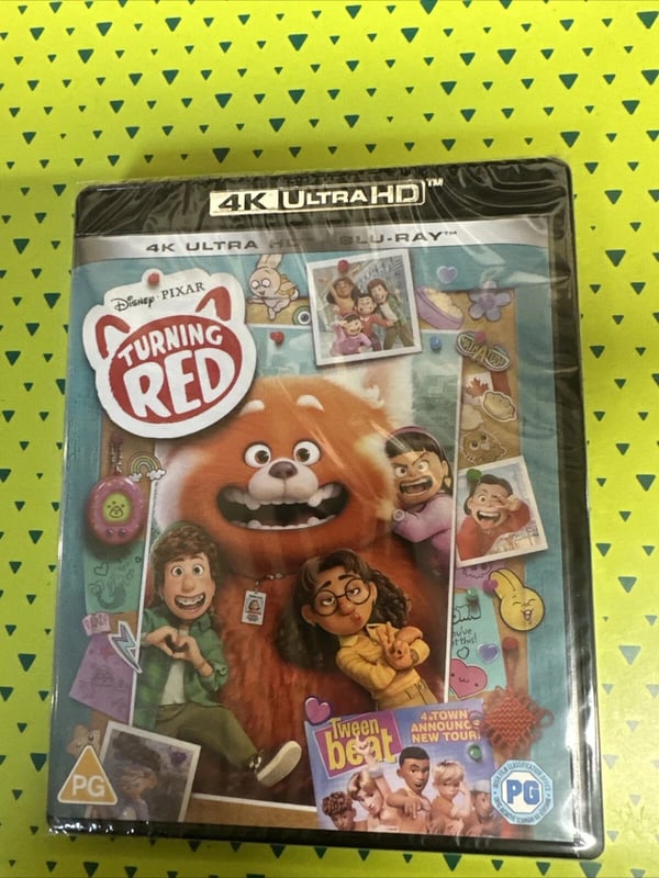 Turning Red Disney 4K UHD BLU RAY Brand New