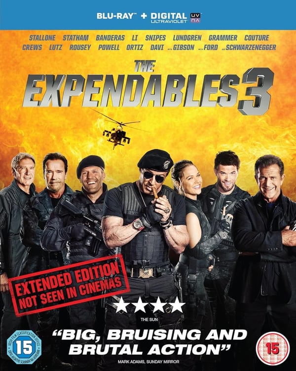 The Expendables 3: Extended Edition (Bluray) Sylvester Stallone Jason Statham Brand New