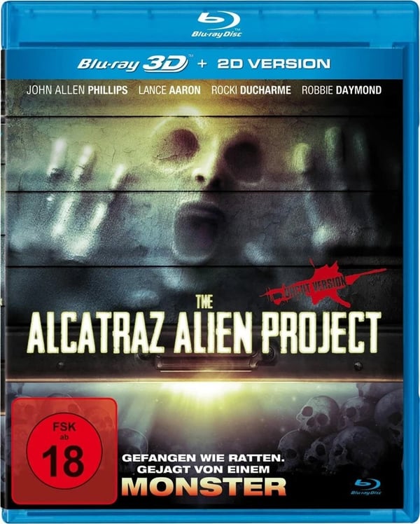 The 13th Unit The Alcatraz Alien Project UNCUT 3D & 2D BluRay 2014 Brand New