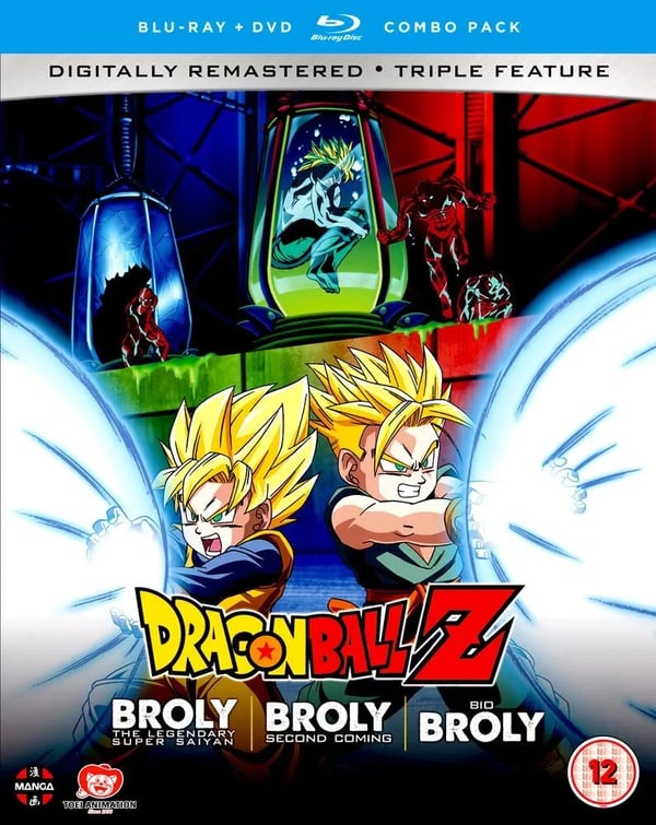 Dragon Ball Z Movie Collection 5 The Broly Trilogy BluRay Brand New
