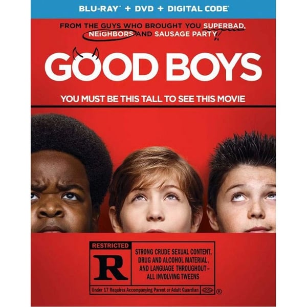 Good Boys (Bluray) Jacob Tremblay Keith L. Williams Brady Noon Will Forte Brand New