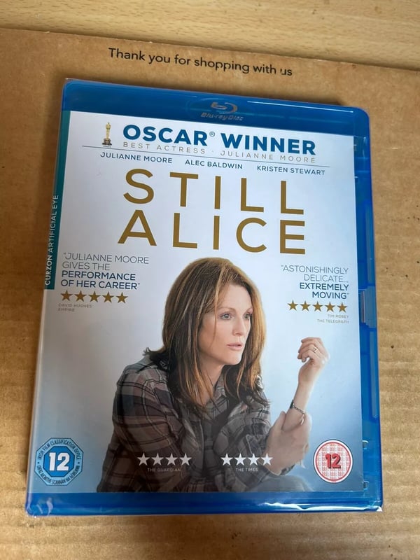 Still Alice (2014) Reg B Bluray Julianne Moore Kristen Stewart Brand New
