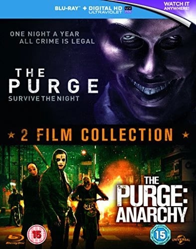 The Purge / The Purge Anarchy Double Pack [Bluray] [2013] Brand New