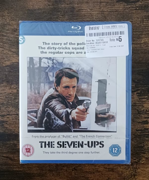 The SevenUps (1973) Bluray, Roy Scheider, Brand New