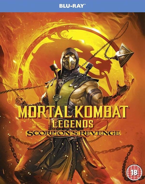 MORTAL KOMBAT LEGENDS SCORPION'S REVENGE BLURAY Ethan Spaulding R2 Brand New