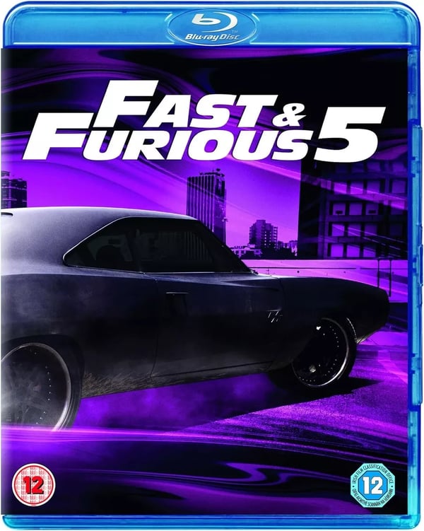 FAST AND THE FURIOUS 5 Bluray Justin Lin Vin Diesel Paul Walker Movie Film R2 Brand New