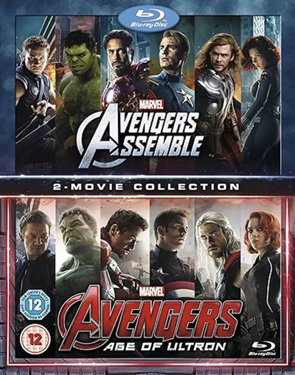 AVENGERS ASSEMBLE / AGE OF ULTRON BluRay MARVEL ORIGINAL Part 1 + 2 R2 Brand New