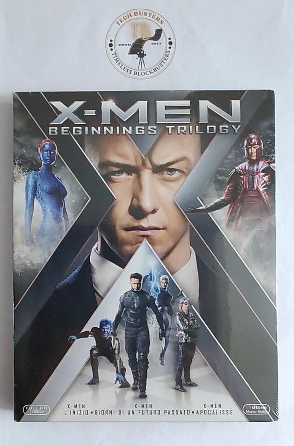 XMen: Beginnings Trilogy Bluray Boxset ITALIAN EDITION/English Audio REGION B Brand New